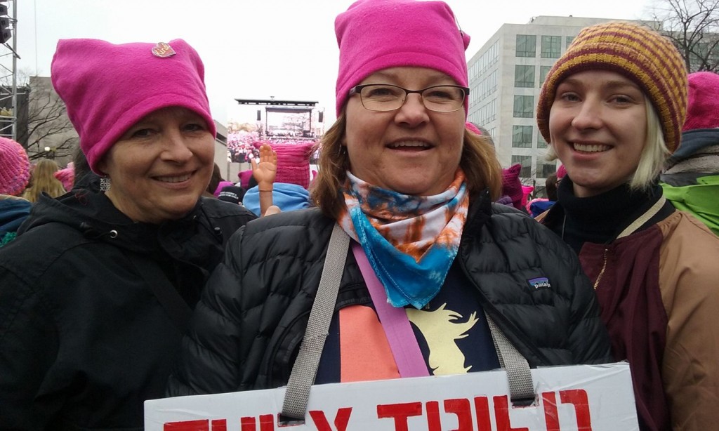 Carol Sofia I at Womens march 2017